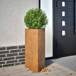 Jardini&egrave;res 2 pcs triangulaire acier r&eacute;sistant aux intemp&eacute;ries