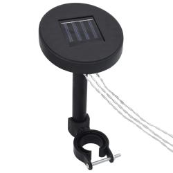 Guirlande lumineuse &agrave; LED avec panneau solaire pour belv&eacute;d&egrave;re