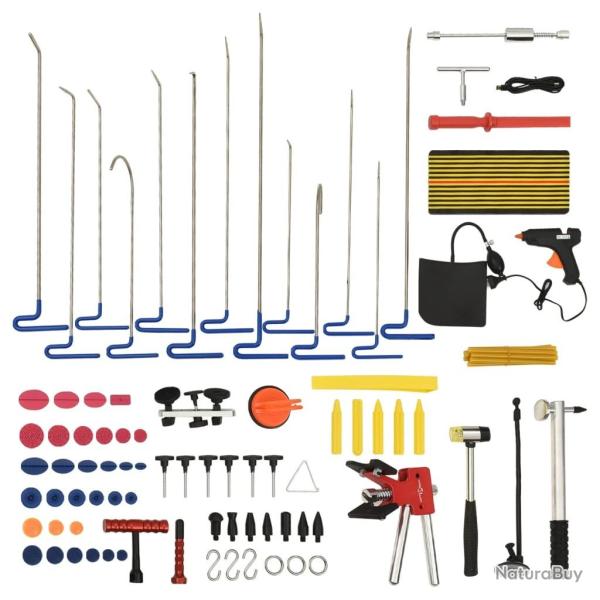 Kit d'outils de d�bosselage sans peinture 80 pcs