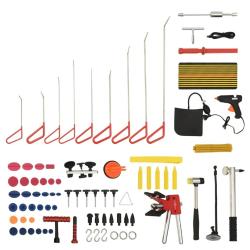 Kit d'outils de d&eacute;bosselage sans peinture 76 pcs alsavelo