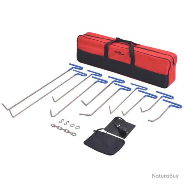 Kit de d�bosselage sans peinture 16 pi�ces Acier inoxydable