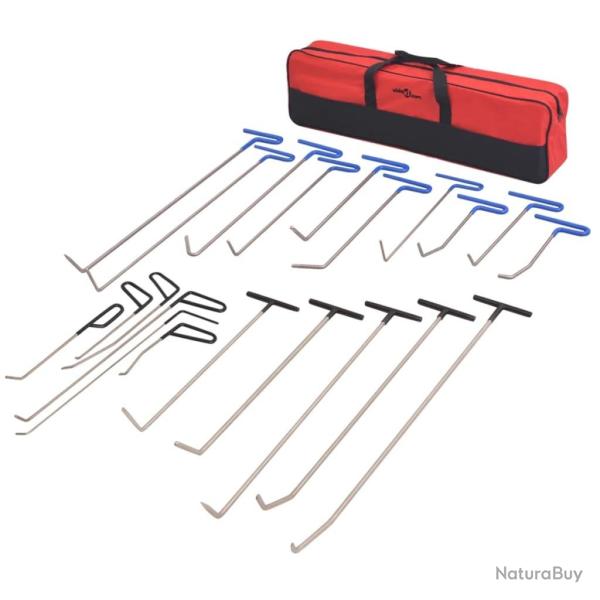 Kit de d�bosselage sans peinture 21 pcs Acier inoxydable alsavelo
