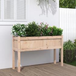 Jardini&egrave;res avec pieds 110x31x70 cm bois de pin massif