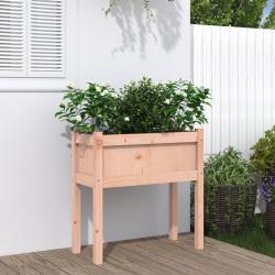 Jardini&egrave;res avec pieds 70x31x70 cm bois massif douglas