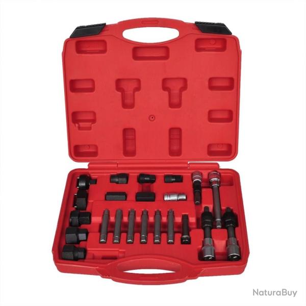 Kit de d�montage de roue libre d'alternateur 22 pcs
