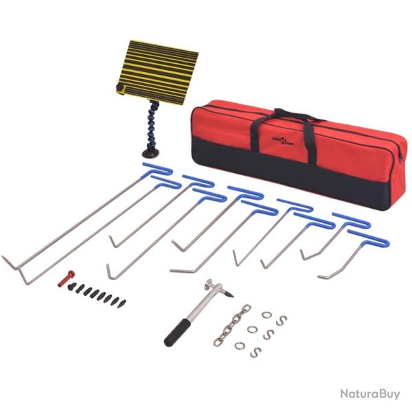 Kit de d�bosselage sans peinture 28 pi�ces Acier inoxydable alsavelo