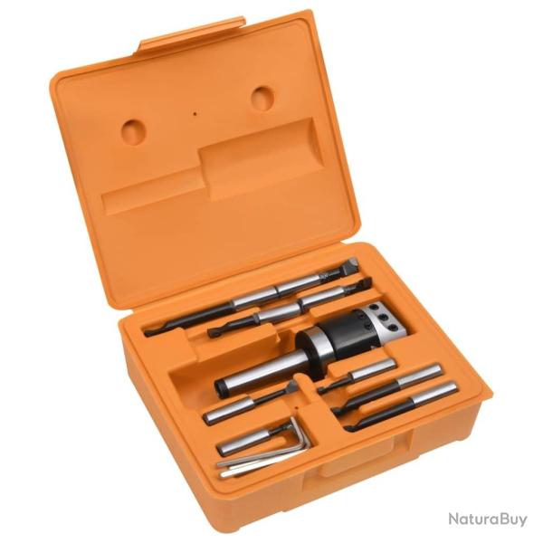 Jeu d'outils d'al�sage 15 pcs 50 mm T�te d'al�sage MT3-F1-12
