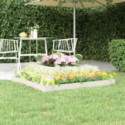 Jardini&egrave;re Blanc 110x110x27 cm Bois massif de pin
