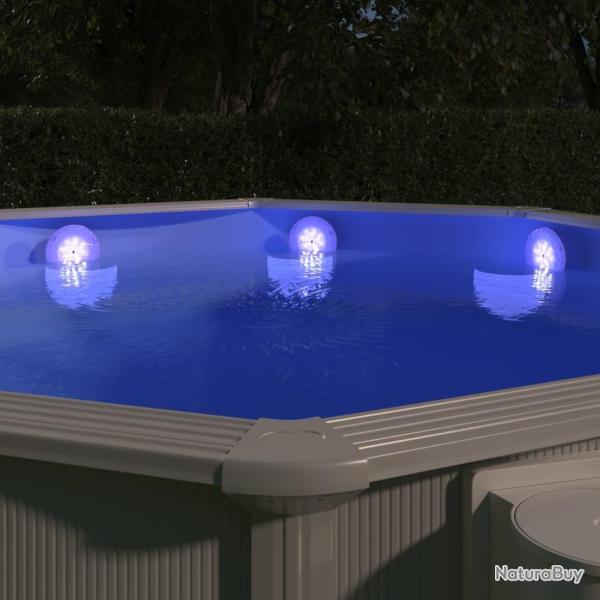 Lampe LED flottante submersible de piscine Multicolore alsavelo