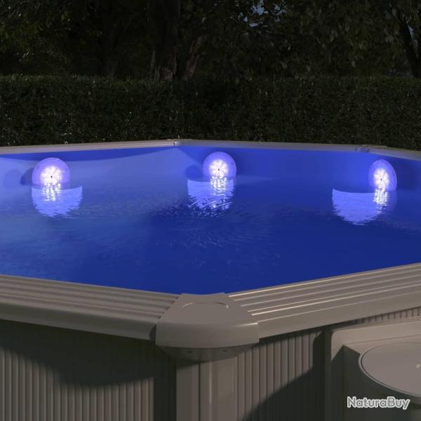 Lampe LED flottante submersible de piscine avec t�l�commande