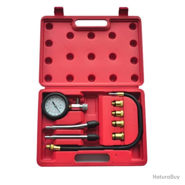 Kit de testeur de compression pour moteur � essence 9 pcs alsavelo