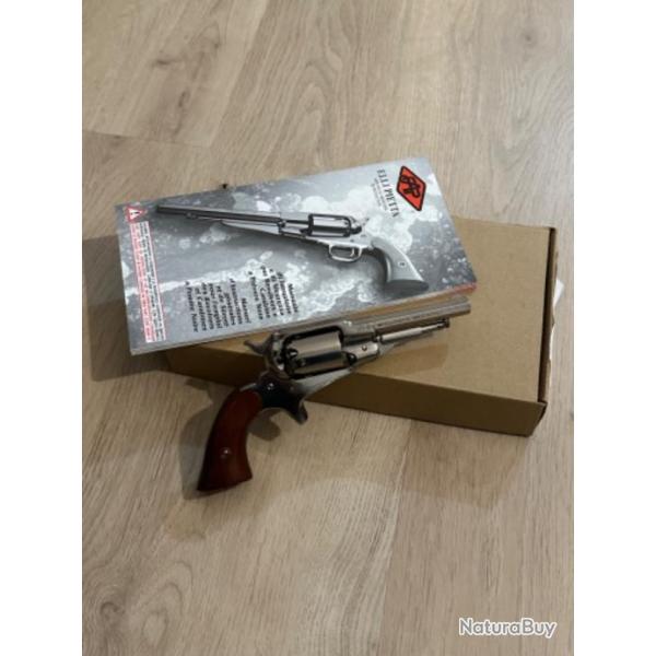 REVOLVER PIETTA 1863 REMINGTON POCKET LAITON NICKELE CALIBRE 31