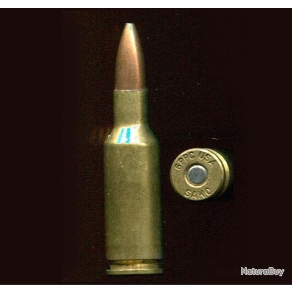 6 mm PPC USA - marquage : 6PPC USA SAKO - balle cuivre pointe creuse