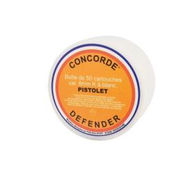 Cartouches &agrave; blanc Concorde Defender - Cal. 8 mm PAK