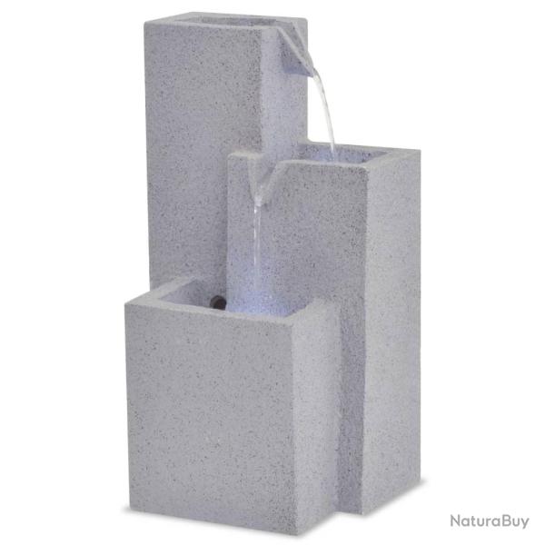 Fontaine d'int�rieur avec lampe LED Polyr�sine