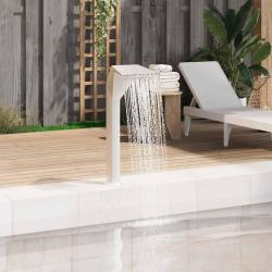 Fontaine d'&eacute;tang Acier inoxydable 50 x 30 x 90 cm Argent&eacute; alsavelo