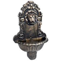 Fontaine murale Design de t&ecirc;te de lion Bronze