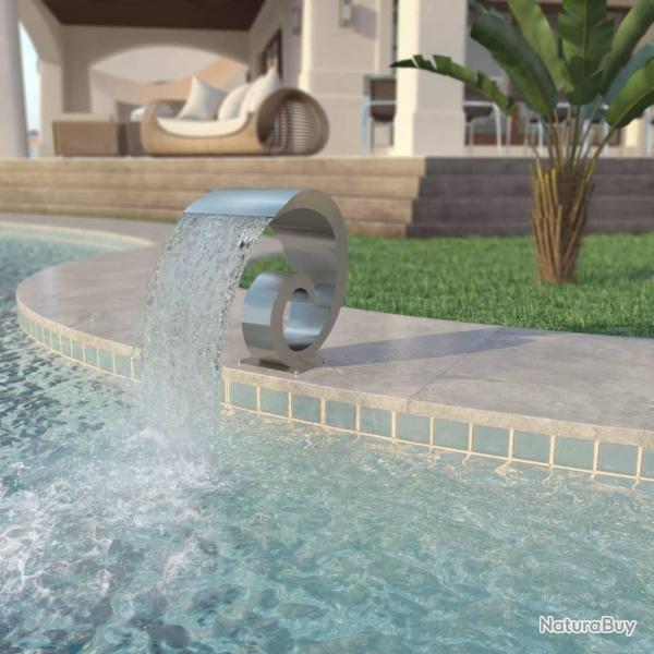 Fontaine d'tang Acier inoxydable 50 x 30 x 53 cm Argent alsavelo