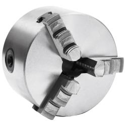 Mandrin de tour auto-centrant &agrave; 3 m&acirc;choires 100 mm Acier