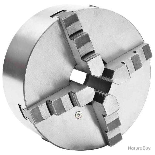 Mandrin de tour auto-centrant � 4 m�choires 200 mm Acier