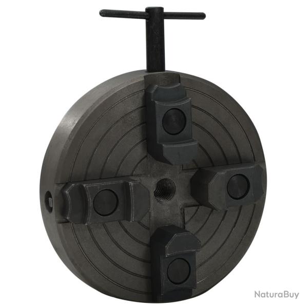 Mandrin � bois � 4 m�choires connexion M18 acier noir 150x63 mm