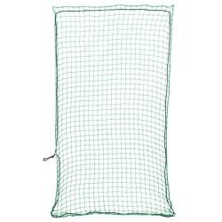 Filet pour remorque avec corde &eacute;lastique vert 4,5x2,5 m PP