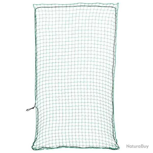 Filet pour remorque avec corde �lastique vert 2,1x1,25 m PP