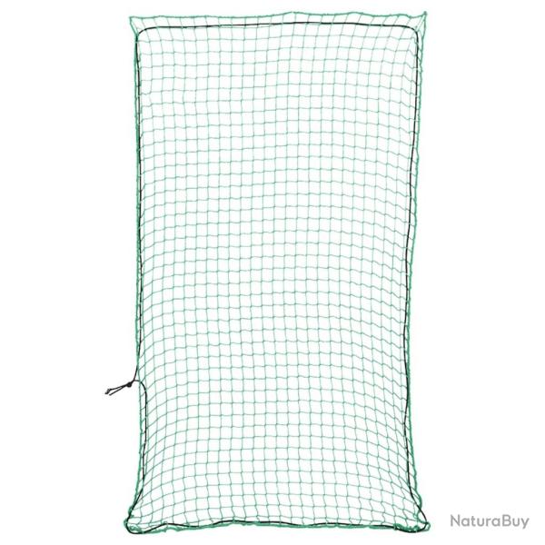 Filet pour remorque avec corde lastique vert 2,7x1,5 m PP alsavelo