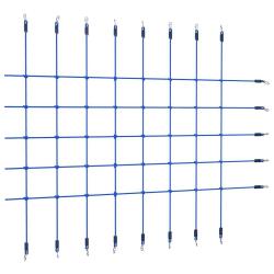 Filet d'escalade 200x150 cm Bleu alsavelo