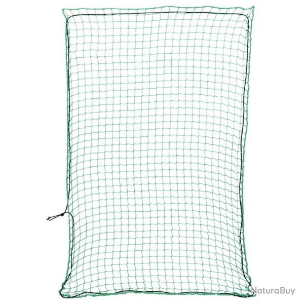 Filet pour remorque avec corde �lastique vert 3x2 m PP