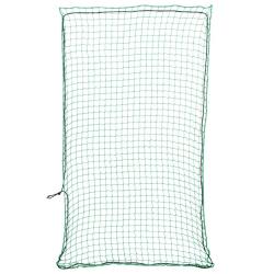 Filet pour remorque avec corde &eacute;lastique vert 2,5x1,5 m PP alsavelo