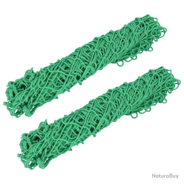 Filets � foin 2 pcs rectangulaire vert 90x60 cm PP