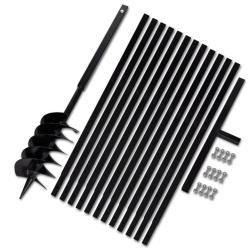 B&ecirc;che et tari&egrave;re manuelle 150 mm avec Rallonge 13 m acier