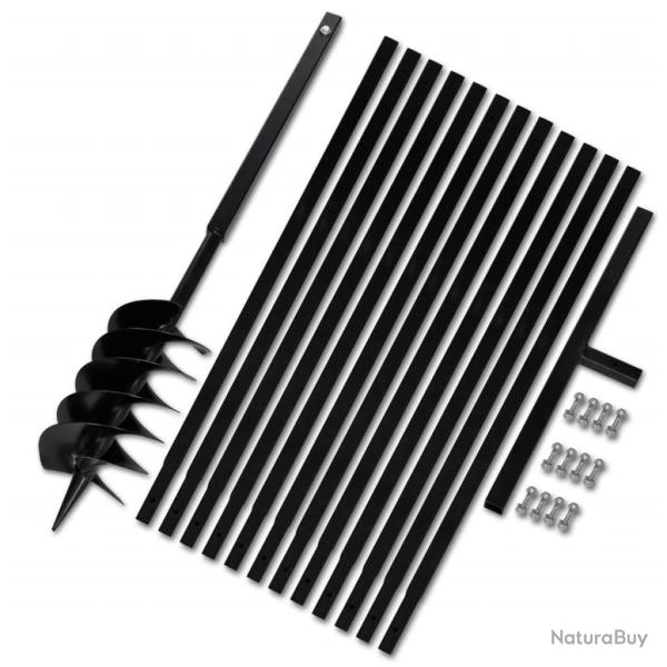 B�che et tari�re manuelle 150 mm avec Rallonge 13 m acier alsavelo