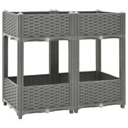 Lit sur&eacute;lev&eacute; 80x40x71 cm Polypropyl&egrave;ne alsavelo