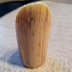 Sculpture &agrave; la main - XIXeme -63 g - DIEPPE - Porte montre &agrave; gousset -