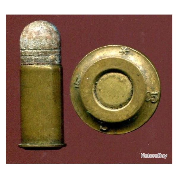 10.6 mm pour revolver Reichsrevolver Mle 1879 et 1883 - marque militaire en relief dans bourrelet