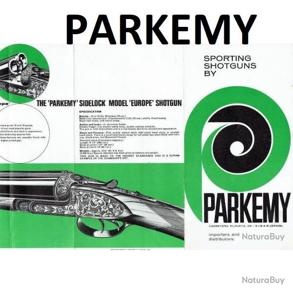 notice fusil PARKEMY (envoi par mail) - VENDU PAR JEPERCUTE (m2336)