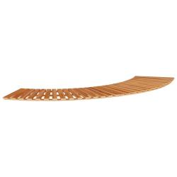 Marches de bain &agrave; remous 2 pcs bois massif d'acacia