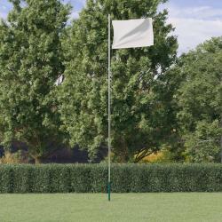 M&acirc;t de drapeau sectionnel Argent&eacute; 6,23 m Aluminium