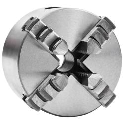 Mandrin de tour auto-centrant &agrave; 4 m&acirc;choires 80 mm Acier