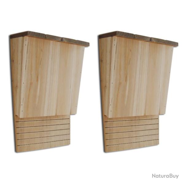 Maison pou chauve-souris 22 x 12 x 34 cm 2 alsavelo