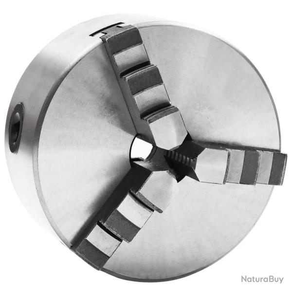 Mandrin de tour auto-centrant � 3 m�choires 125 mm Acier