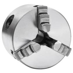 Mandrin de tour auto-centrant &agrave; 3 m&acirc;choires 80 mm Acier