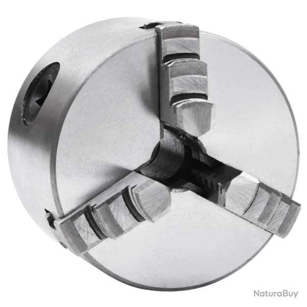 Mandrin de tour auto-centrant � 3 m�choires 80 mm Acier