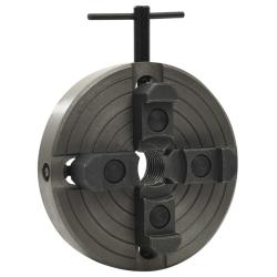 Mandrin &agrave; bois &agrave; 4 m&acirc;choires connexion M33 acier noir 150x63 mm