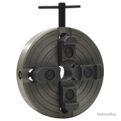 Mandrin à Bois à 4 Mâchoires Avec Connexion M33 Argente 96 Mm