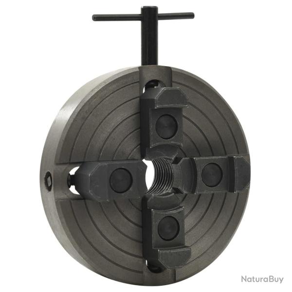 Mandrin � bois � 4 m�choires connexion M33 acier noir 150x63 mm