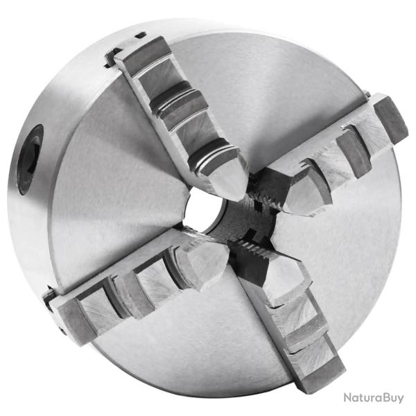 Mandrin de tour auto-centrant � 4 m�choires 125 mm Acier