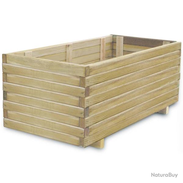 Lit sur�lev� rectangulaire 100 x 50 x 40 cm Bois